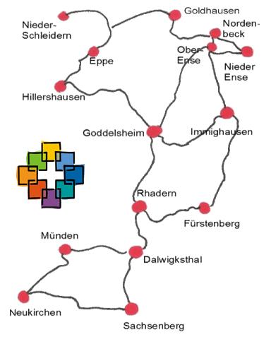 Karte Jugend Lichtenfels Eisenberg